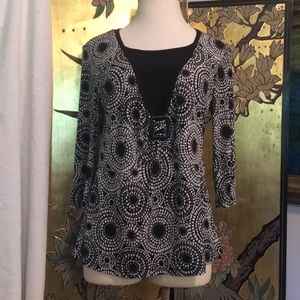 🔴LANE BRYANT-TOP-Pullover 3/4 Sleeves NWOT Size 16